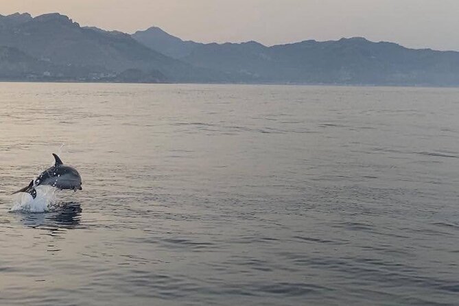 2.5 Hours Sunset Boat Tour in Search of Dolphins - Sunset behind Etna: the ride back turns into the photo session
