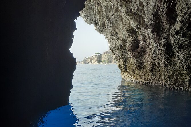 2-Hours Excursion to the Blue Grotto of Taormina in Isola Bella - The boat ride from Naxos Bay to Taormina waters