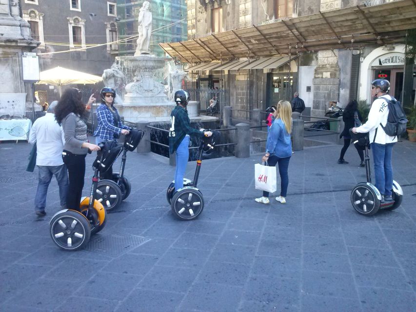 3-Hour Catania Segway PT Authorized Tour - Getting ready: meeting near Villa Pacini and that first safety briefing
