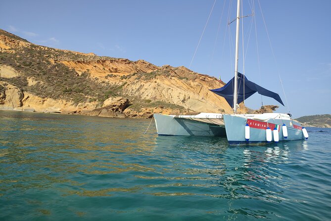 4 Hours Catamaran Tour to the Scala dei Turchi - Capo Rossello Lighthouse and Monte Rossello: Navigation History From 95 M Up