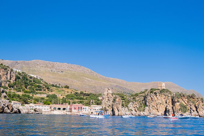 9h Scopello and Gypsy Private Boat Tour from San Vito lo Capo - Stop 2: Cala Tonnarella dell’Uzzo for swimming and snorkeling