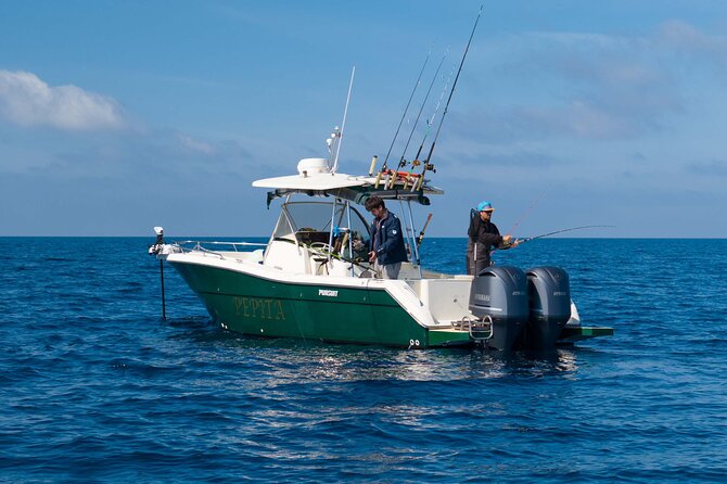 A full day fishing in Sicily - First stop around Trapani: Castello di Mare or Torre della Colombaia