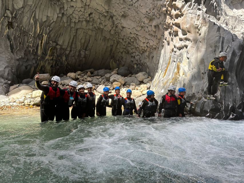 Alcantara River and Gorges: Bodyrafting Experience - Walking Into the River: Clear Water Passages and Volcanic Canyon Vibes