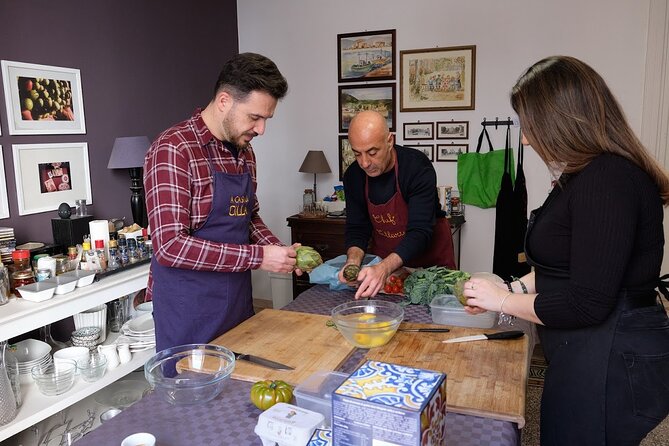 At Casa Di Cilla - What You’ll Actually Eat: Pasta, Fish or Meat, and Dessert