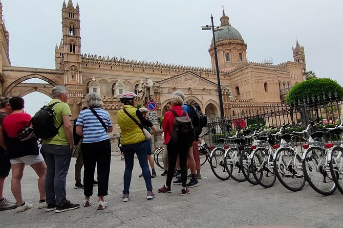 Bike tour of the historic center of Palermo with tasting - Norman Palace (External Look Only): Sicilian Politics Behind the Walls