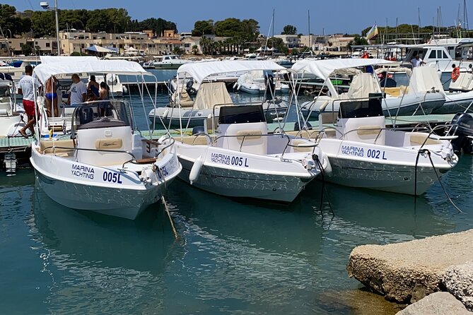 Boat rental without license Castellammare del Golfo-Rent boat - Your boat setup: shade, music, and a freshwater shower