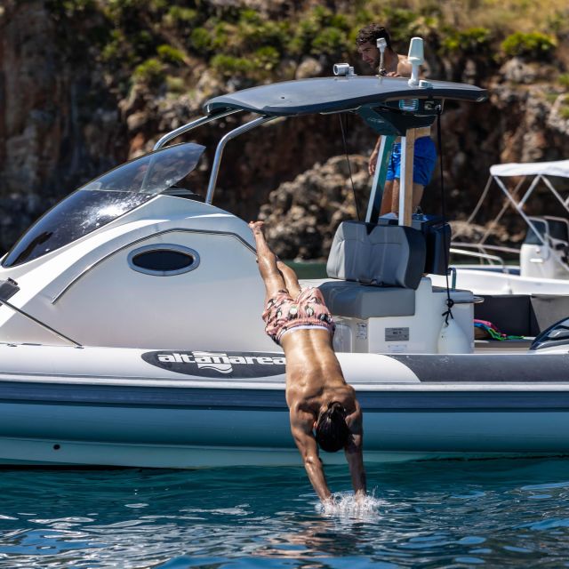 Boat Tour Taormina Isola Bella Giardini Naxos 8 hours - Blue Grotto swim: the most evocative moment on the route