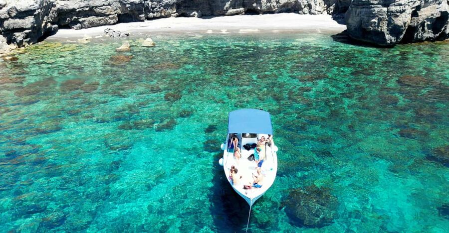 Boat tour to Favignana & Levanzo with Tastings and Swim stop - Afternoon swim focus: Cala Minnola and the Faraglioni area