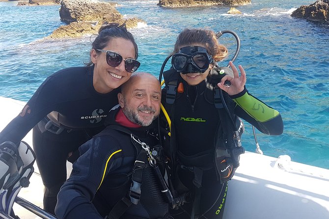 Bubble maker (scuba diving for children) - Boat Transfer to the Underwater Spot in Mazzarò Bay