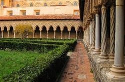 Capuchin Catacombs and Monreale Cathedral Private Tour - Benedictine Cloister garden: where the day cools off