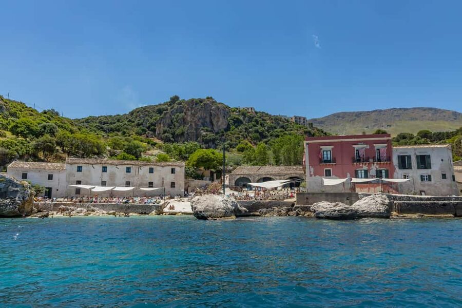 Castellammare: Half-Day Boat Trip to Scopello and Zingaro - Cala Bianca: your first swim/snorkel chance