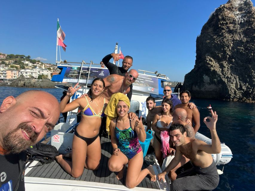 Catania: Cyclops Islands & Timpa Nature Reserve Boat Tour - Stop-by-stop: what each part feels like in the water