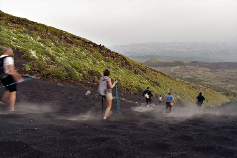 Catania: Etna Morning or Sunset Trek with Lava Tunnel & Gear - Via Grotta Lunga walk: a short leg that sets you up for the cave