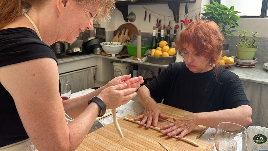 Catania: Pistachio Ravioli, Pasta Home Cooking Class w/ Wine - Sicilian Pistachio Ravioli, Made in a Real Home Kitchen