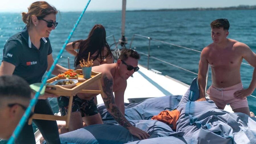 Catania: Sail Tour of Cyclops Coast with Sicilian Aperitif - Boats, Group Size, and Comfort on a 4-Hour Sea Day