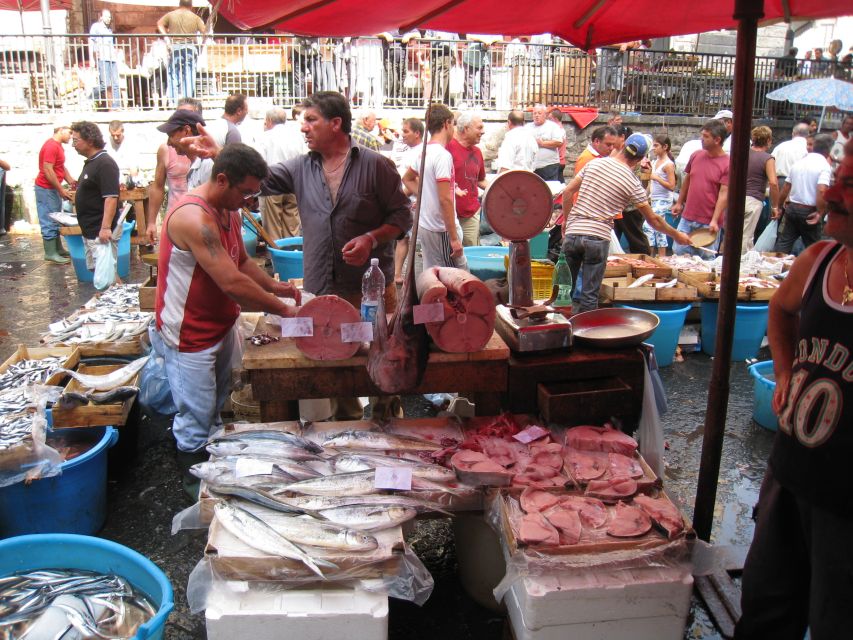 Catania: Street Food Walking Tour - Market stop in Catania: Fish-market sights and food culture in motion