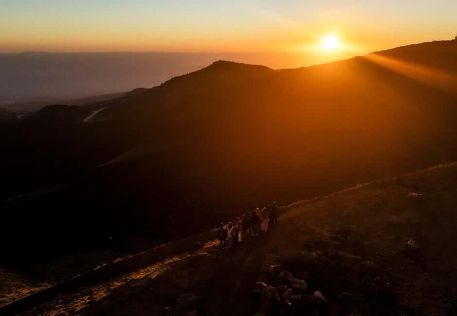 Catania: Stunning Etna Sunset Tour with Pickup and Drop-Off - Valle del Bove: a guided photo stop with real context