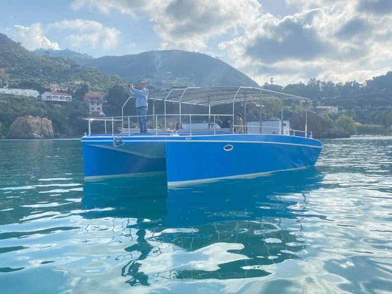 Cefalù: Coast-to-Coast Catamaran Tour - Cefalù Cathedral from the water: the best photo spot