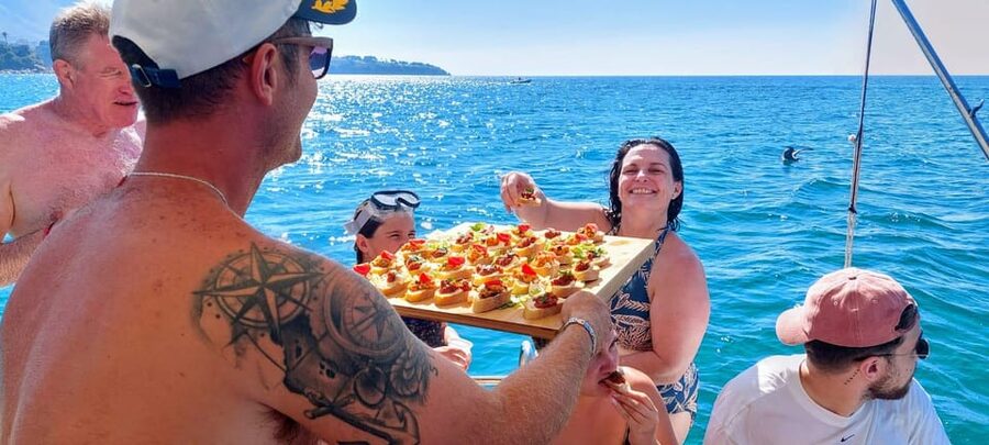 Cefalù: Mini Yacht with Snorkel Stops, Caves and Aperitif - Price and Value for $52 Per Person in Cefalù