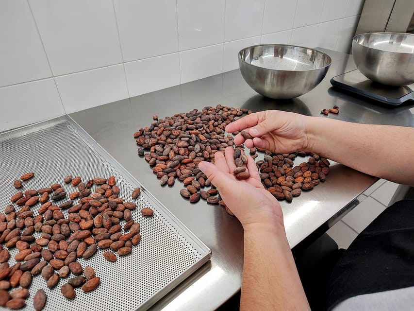 Chocolatier for a day: raw bean to bar chocolate in Modica - Stone grinding into cacao mass (the hands-on payoff)
