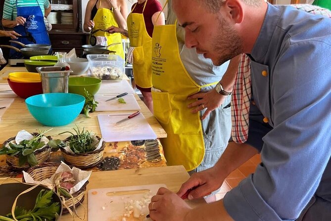 COOKING CLASS in Taormina at Chef Massimo HOUSE!! - What you’ll cook: zucchini blossoms, stuffed artichokes, fresh pasta, and local mains