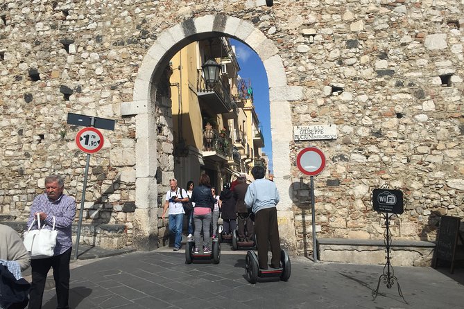 CSTRents - Taormina Segway PT Authorized Tour - Ionian Sea moments on Piazza IX Aprile and Corso Umberto