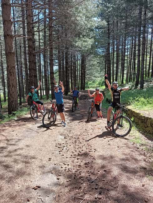 E-mtb tour through lava flows and down to Alcantara gorges - The Etna section: pedal assist meets real lava trail