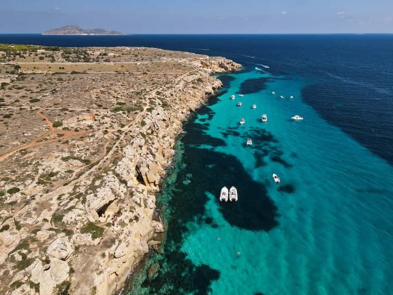 Egadi Boat Experience: Favignana & Levanzo from Trapani - Blue Marino and Cala Rossa: where the scenery has a story