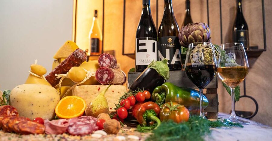 Enoteca dell'Etna: Iemu Spizzicannu Tasting - The Sicilian Table: Cured Meats, Preserves, and Caponata