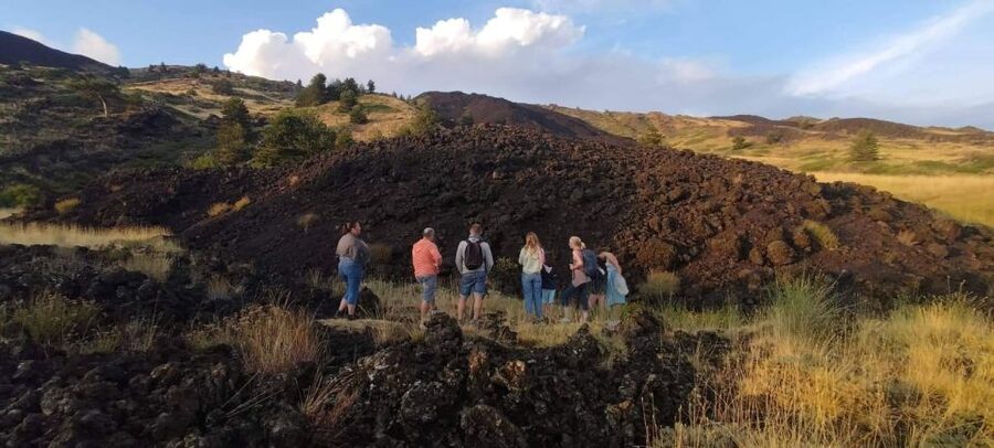 Etna excursions at sunset ancient craters and lava flows - What the guide covers: eruptions, local life, and the human side