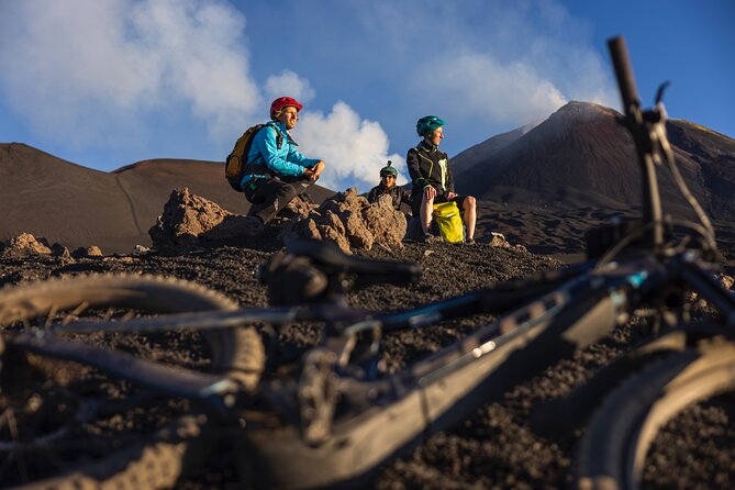 Etna Summit Craters E-bike - The summit crater viewpoint: Valle del Bove in one direction