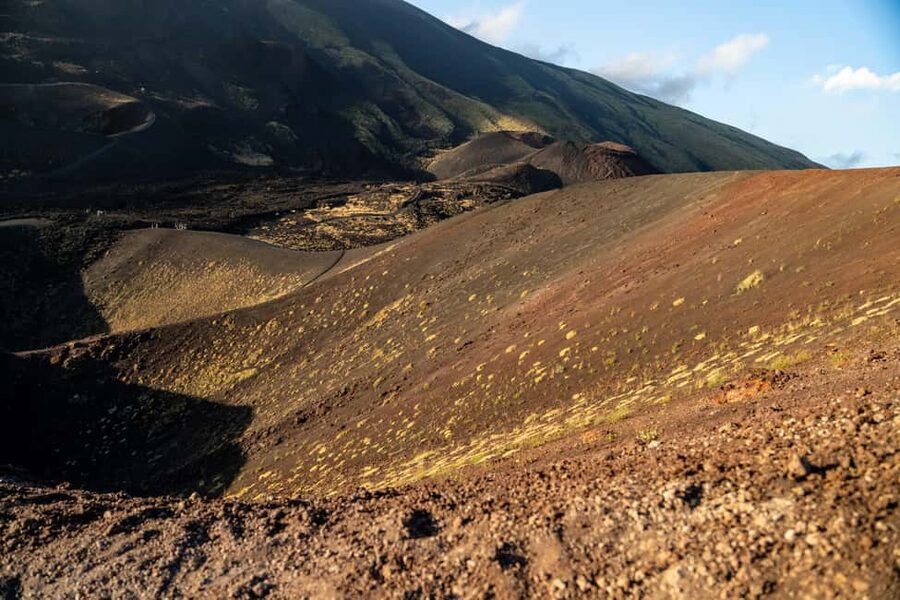 Etna Sunset Tour: Volcano trek, Cave & tasting from Catania - Reaching the sunset viewpoint: photos, patience, and the weather truth