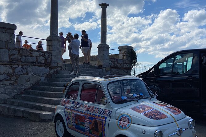 Etna Taormina and Castelmola The best excursion for cruise passengers from Messina - Taormina for Corso Umberto, Greek theater, and alley wandering