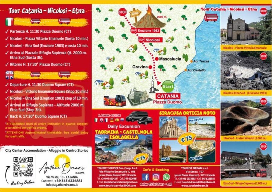 Etna Tour by Panoramic Bus - The 2000m Mount Etna Block: Walking, Views, and Self-Guided Time