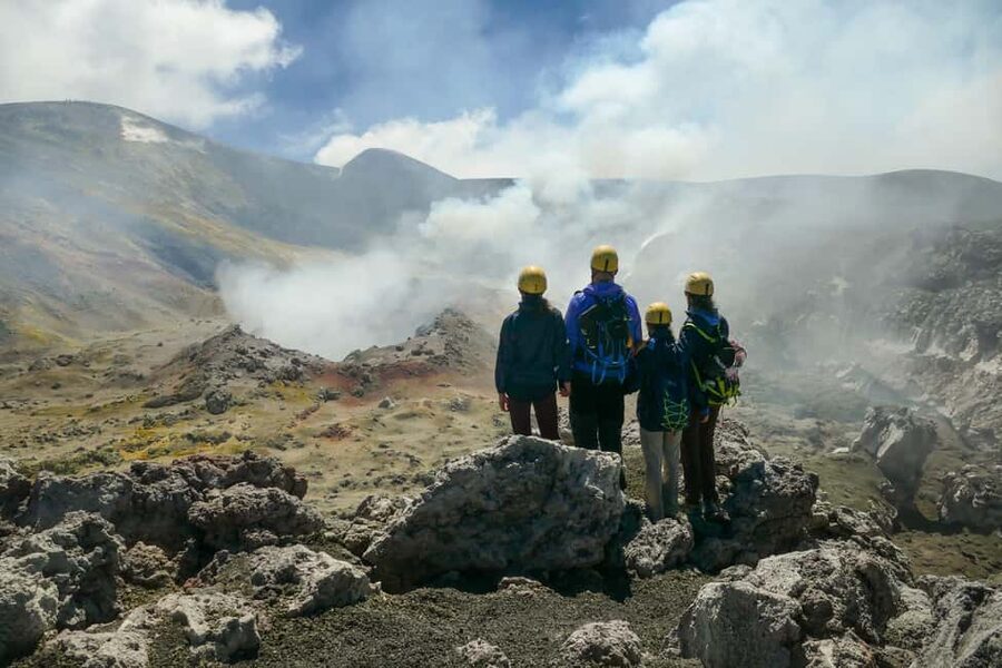 Etna: Trekking to the summit craters at 3340 meters - Barbagallo craters to a lava-flow channel: the canyon part you’ll remember