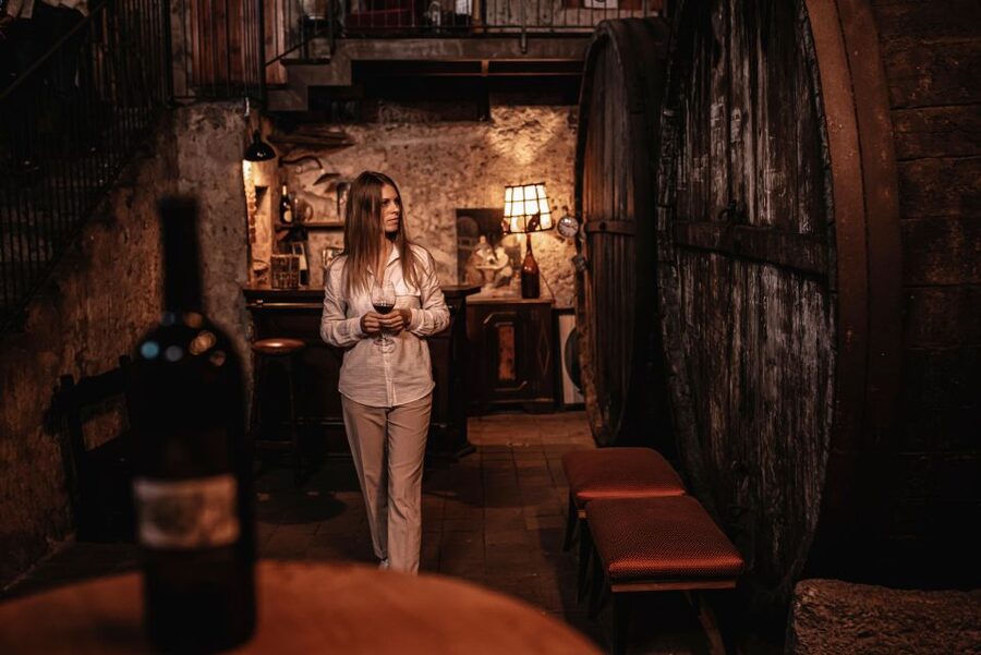 Etna Urban Winery - Tasting, sicilian platter and self tour - The tasting: four Etna wines plus a Sicilian street-food platter