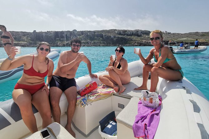 Favignana and Levanzo: Island tour by rib boat from Trapani - Grotta del Bue Marino: tuff quarries and cave views