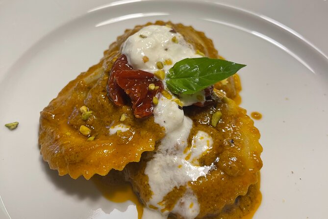 Fresh Pasta Private Cooking Class - Spaghetti with Trapanese pesto: basil, ricotta, tomato, and Parmesan