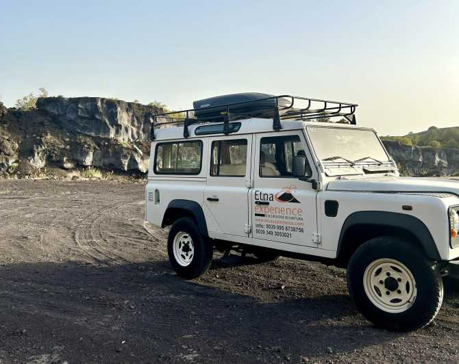 From Catania: 4x4 Mt Etna Jeep Tour - 4x4 Mt Etna: why this format feels more real