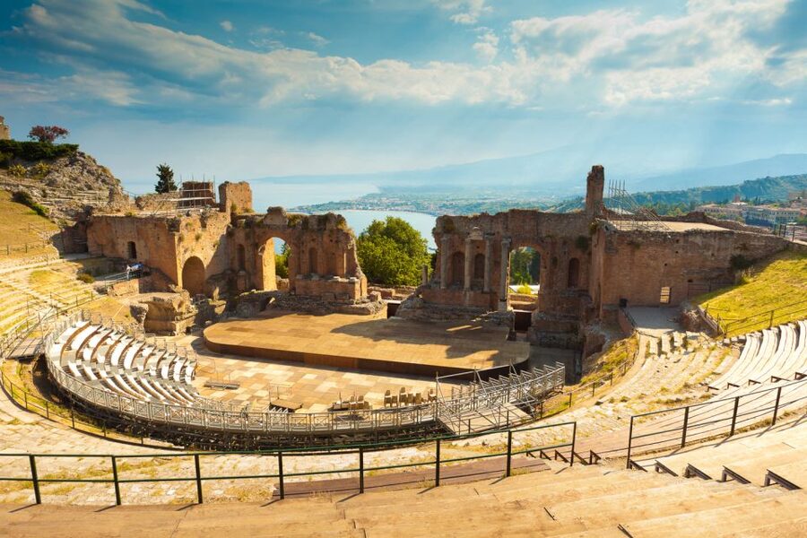 From Catania: Day Trip to Mount Etna and Taormina - Vineyard Lunch: Typical Sicilian Food, Water, and Wine