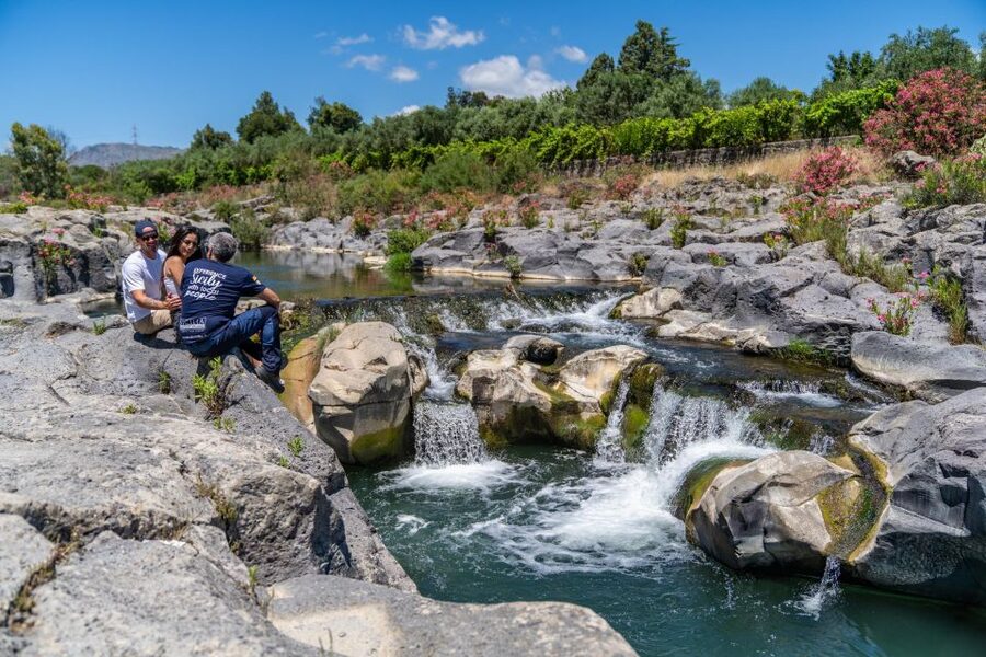 From Catania: Mount Etna and Alcantara River Tour - Organic farm tastings: honey, wine, olive oil, and the local taste of Sicily