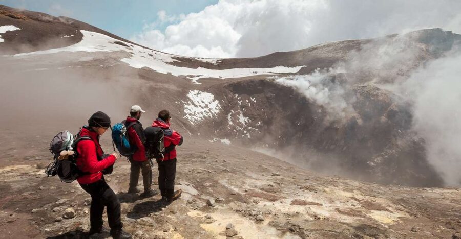 From Catania: Mt. Etna Half Day Morning Tour with Lunch - The volcanic cave stop: helmets, torches, and real darkness