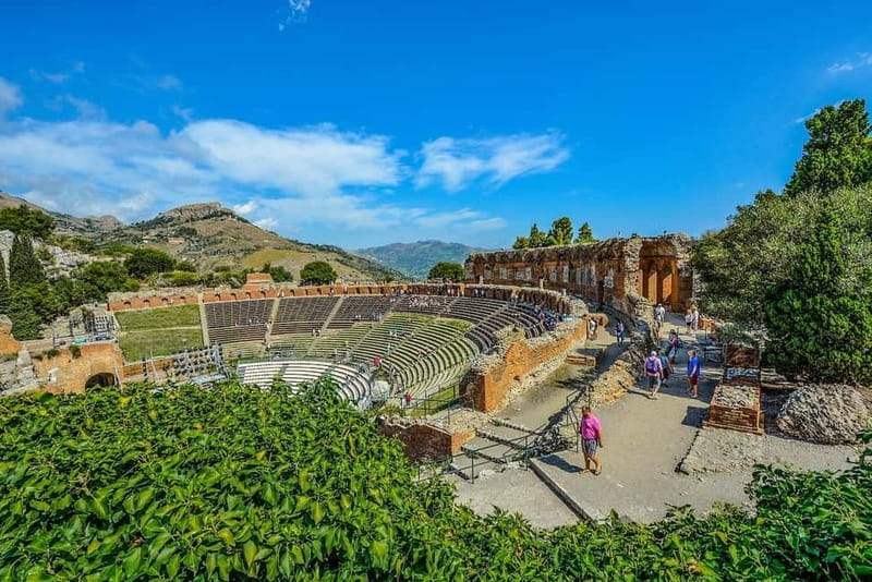 From Catania: Taormina, Savoca, & Castelmola Tour w/ Lunch - Castelmola: stairs, shops, and the Etna-plus-sea viewpoint payoff