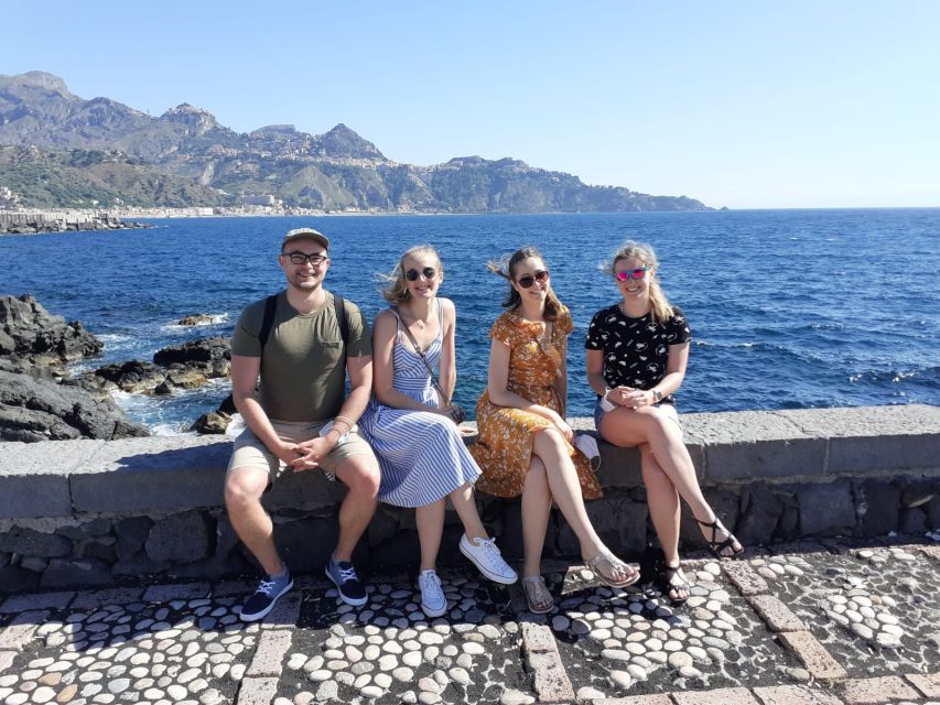 From Catania: White Lotus tour Taormina, Castelmola & Naxos - What to bring, what to expect on the ground