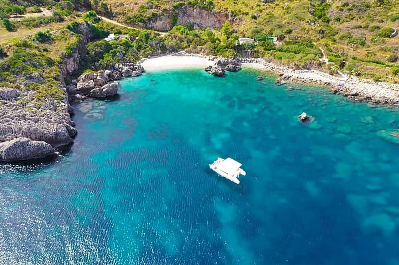From Cefalù: Catamaran Excursion to Zingaro and Scopello - Castellammare del Golfo Harbor: The “Start Here” Moment
