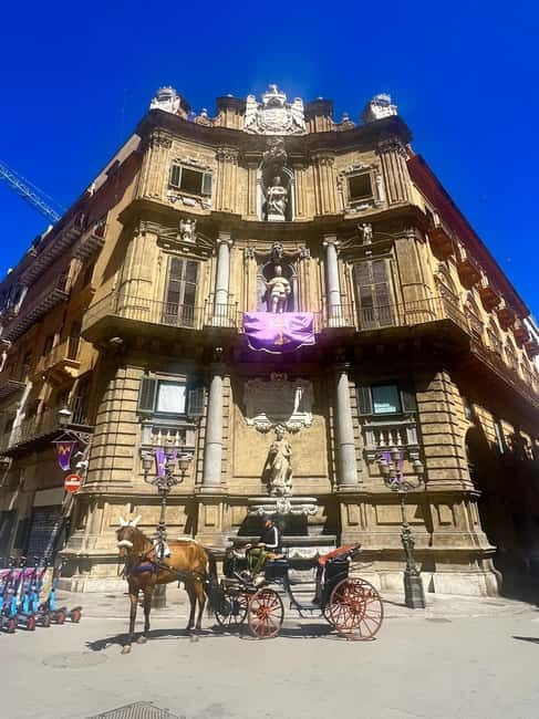 From Cefalù: Palermo Guided Walking Tour with Street Food - Vucciria Market: Sfincione, wine, and the energy you came for