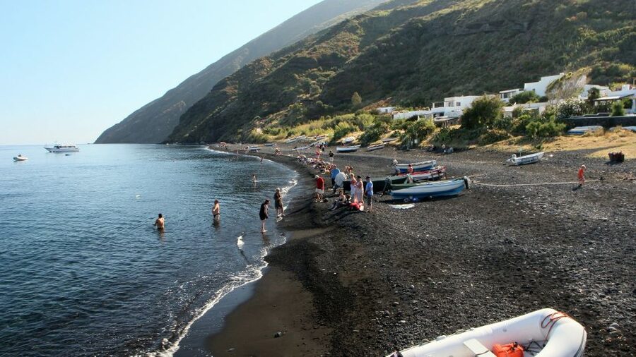 From Cefalù: Salina, Panarea, Stromboli Tour with Boat Ride - Stromboli: 5:30 p.m. arrival, Sciara del Fuoco, and the 7:30 p.m. boat back