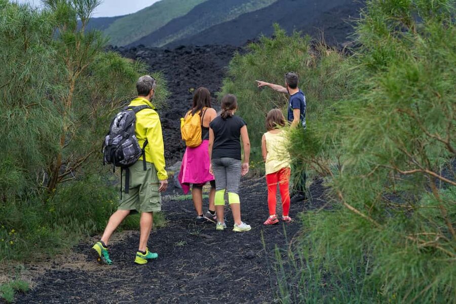 From Taormina: Etna Tour with Hiking, Cave Visit, & Tastings - Rifugio Sapienza and the crater hiking portion: what it feels like
