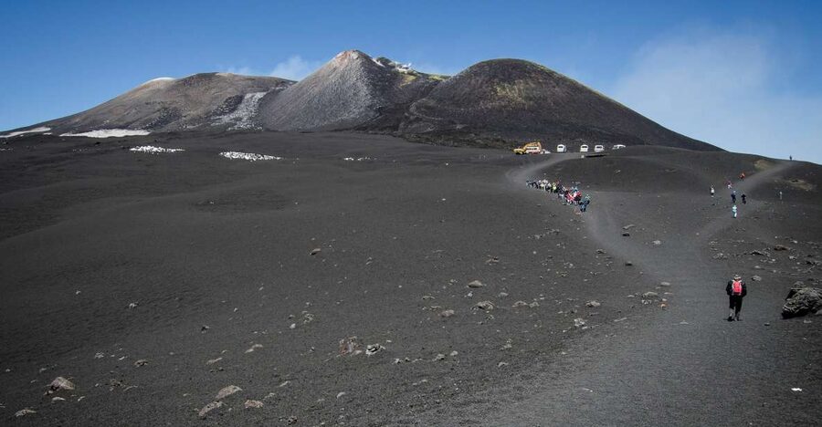 From Taormina: Etna Upper Craters Day Tour - From Taormina’s bus terminal to Etna’s crater world