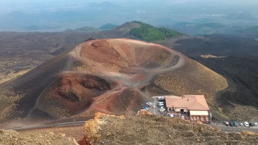From Taormina: Etna Upper Craters Day Tour - The summit area: four craters, lots of vents, and controlled viewing